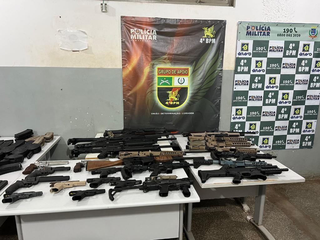 Governo de MT moderniza forças de segurança e apreende 15 mil armas ilegais