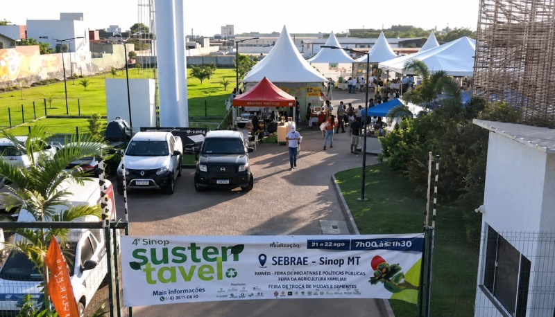 IV Sinop Sustentável terá feira de iniciativas, seminários, oficinas e atividades nesta sexta (21) e sábado (22)