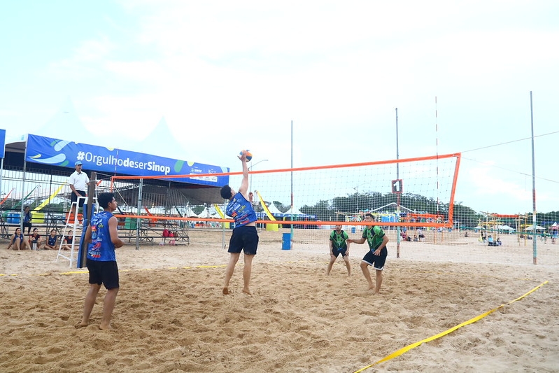 Festeja Sinop: Torneios de Vôlei de Praia e Futevôlei marcam segunda dia do Festival de Praia